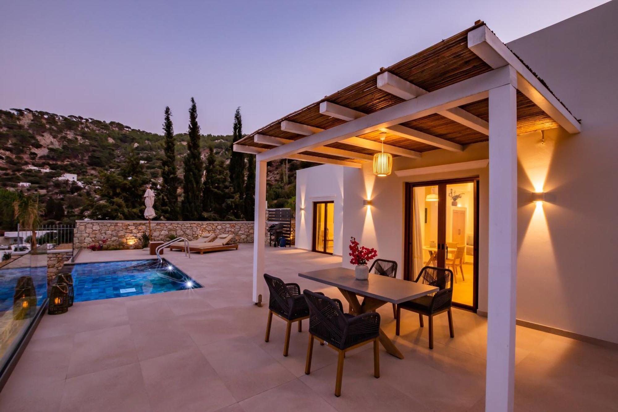 Mertelia Luxury Villas Kyra Panagia 外观 照片