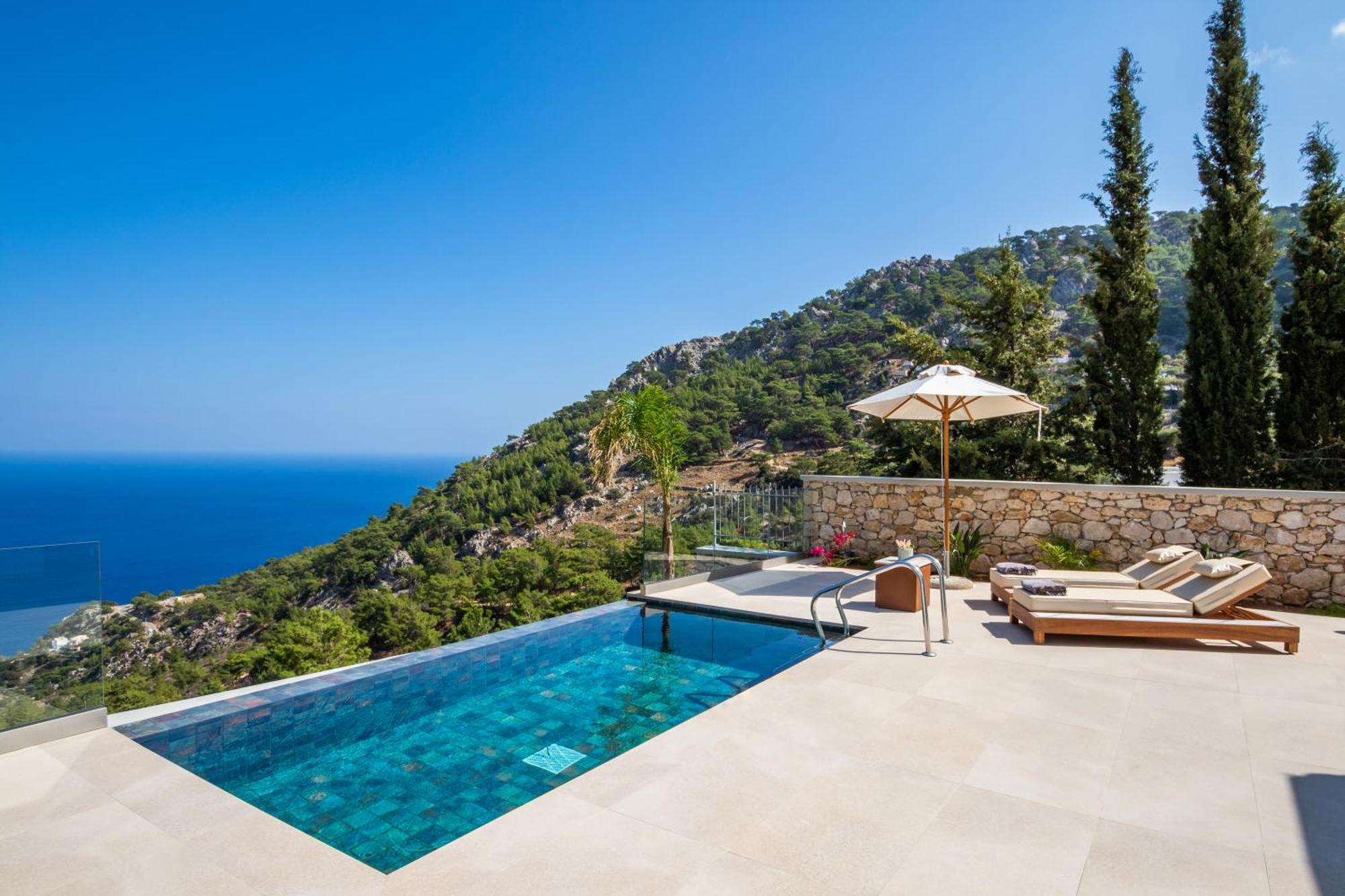 Mertelia Luxury Villas Kyra Panagia 外观 照片