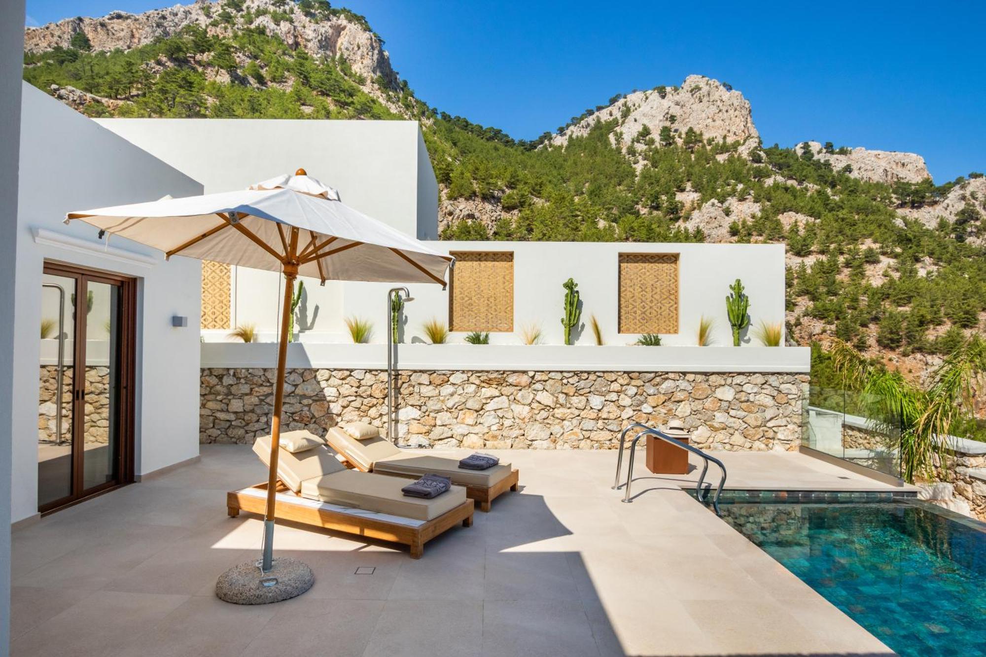 Mertelia Luxury Villas Kyra Panagia 外观 照片