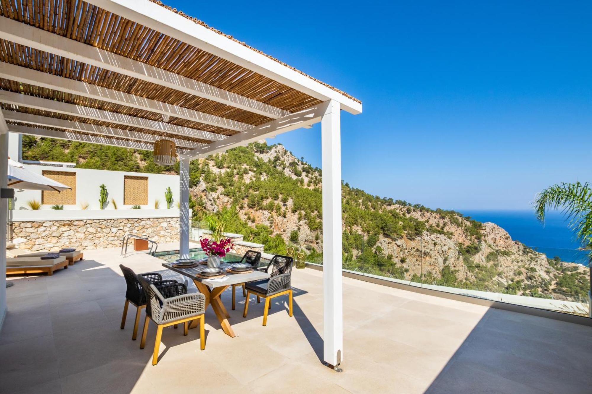 Mertelia Luxury Villas Kyra Panagia 外观 照片