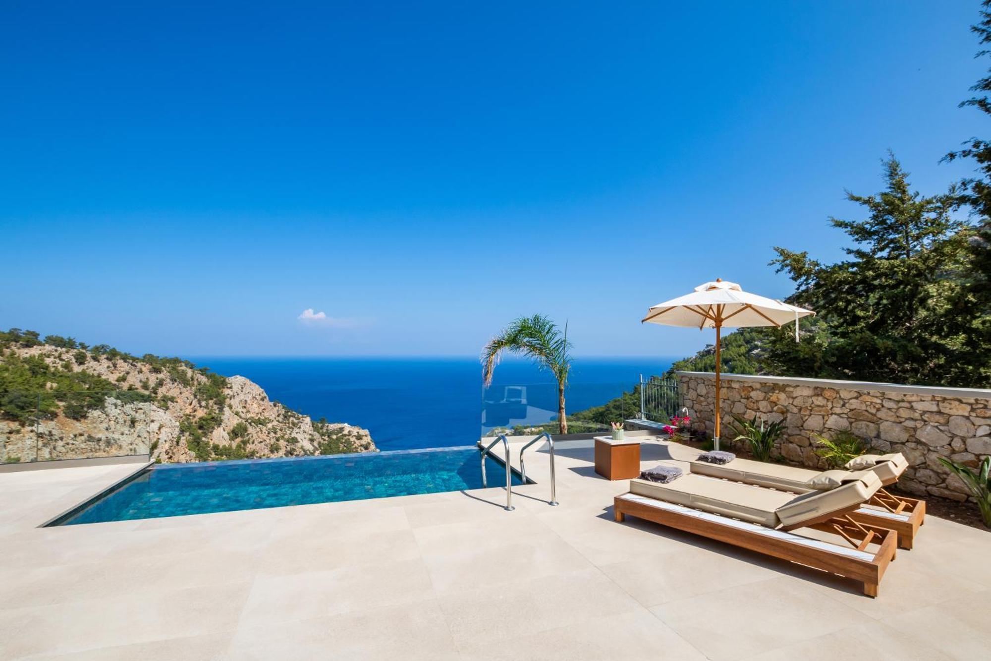 Mertelia Luxury Villas Kyra Panagia 外观 照片