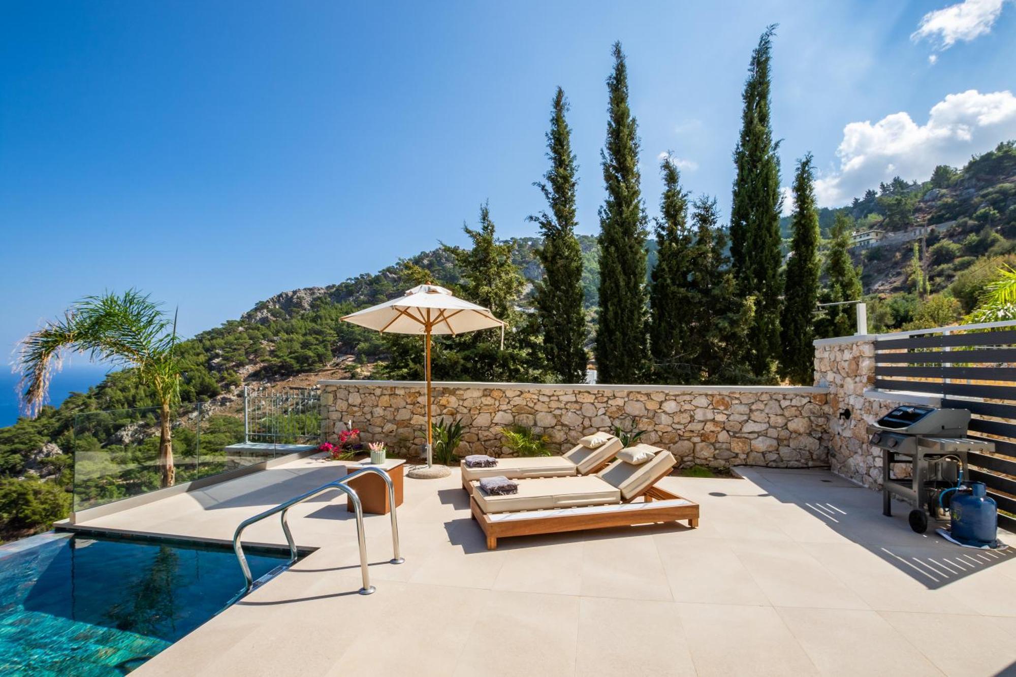 Mertelia Luxury Villas Kyra Panagia 外观 照片