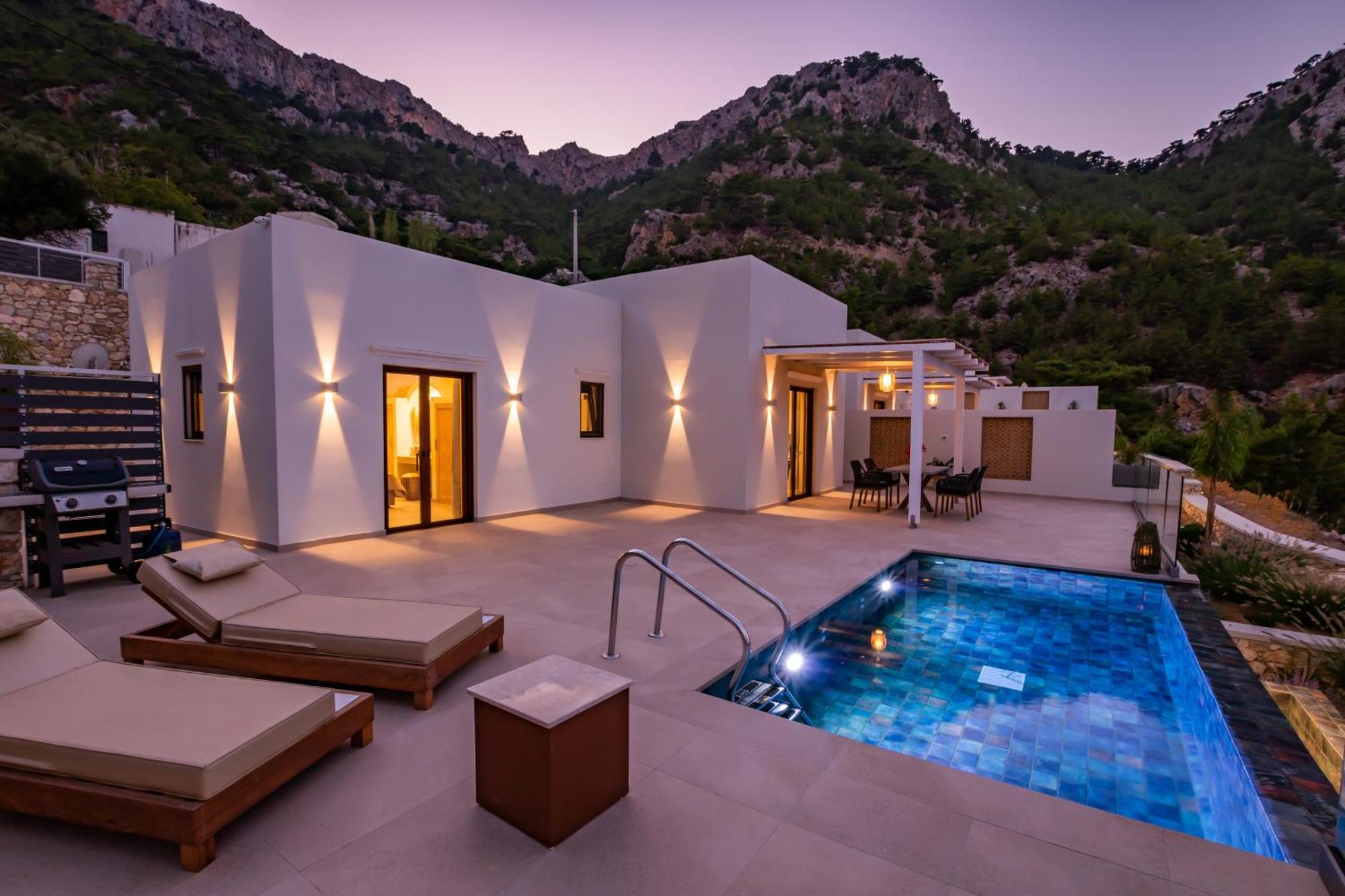 Mertelia Luxury Villas Kyra Panagia 外观 照片