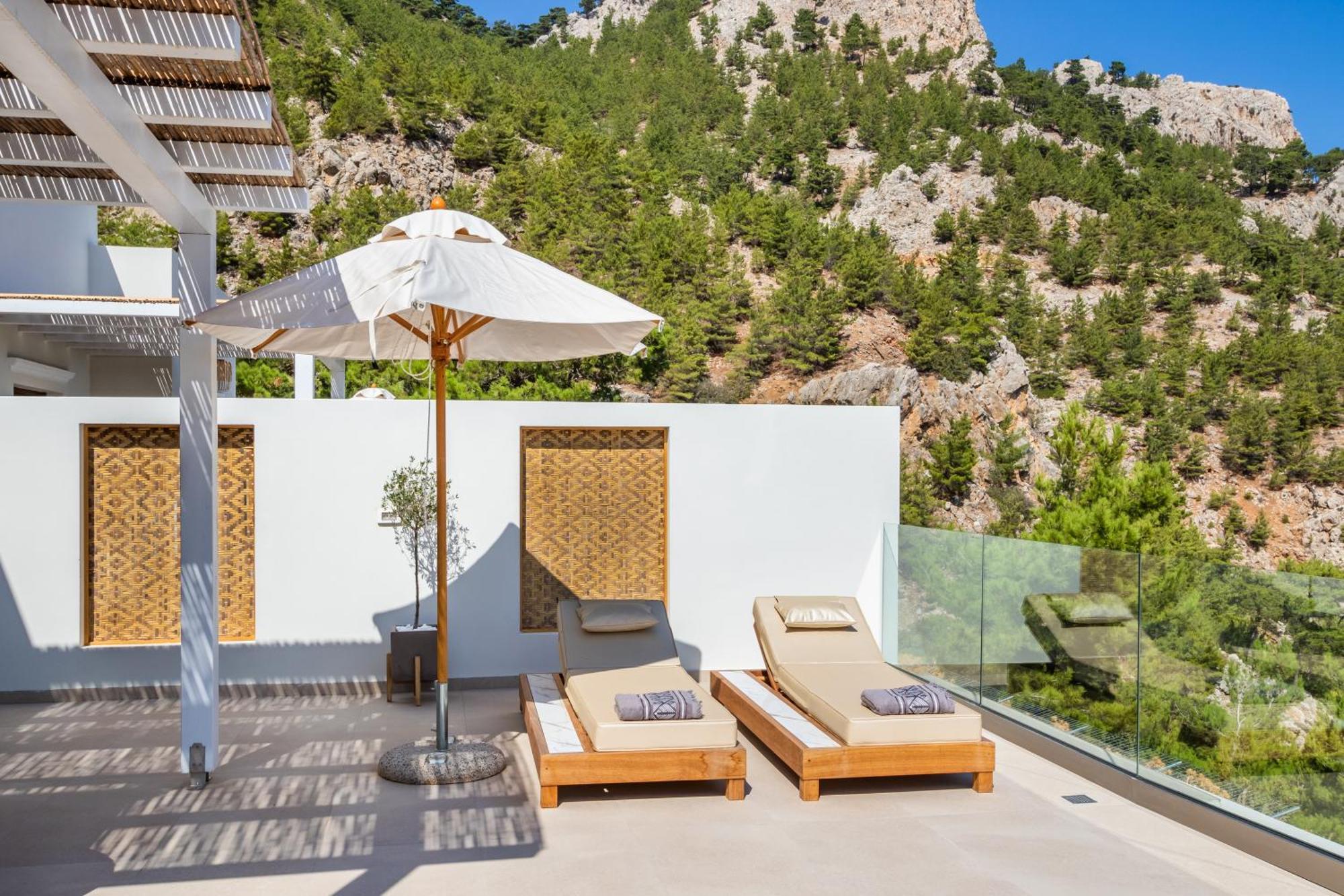 Mertelia Luxury Villas Kyra Panagia 外观 照片