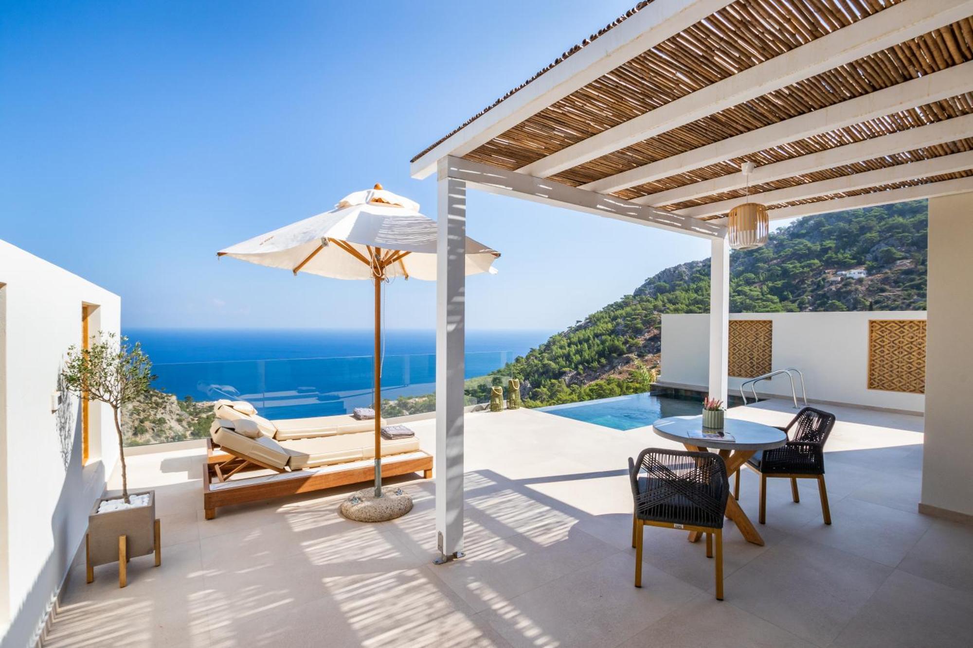 Mertelia Luxury Villas Kyra Panagia 外观 照片