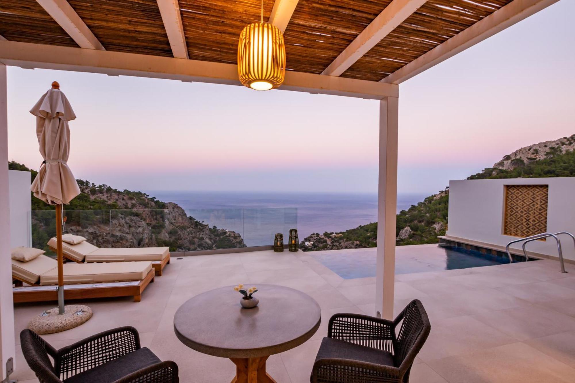Mertelia Luxury Villas Kyra Panagia 外观 照片