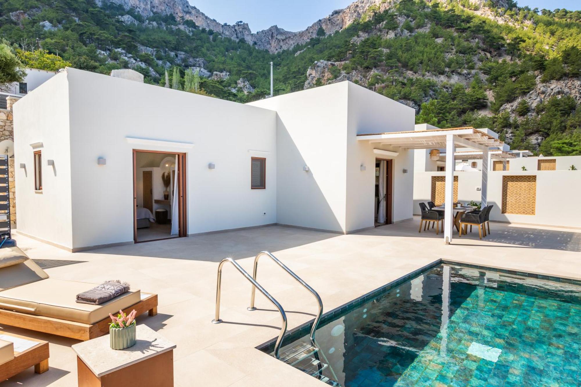 Mertelia Luxury Villas Kyra Panagia 外观 照片