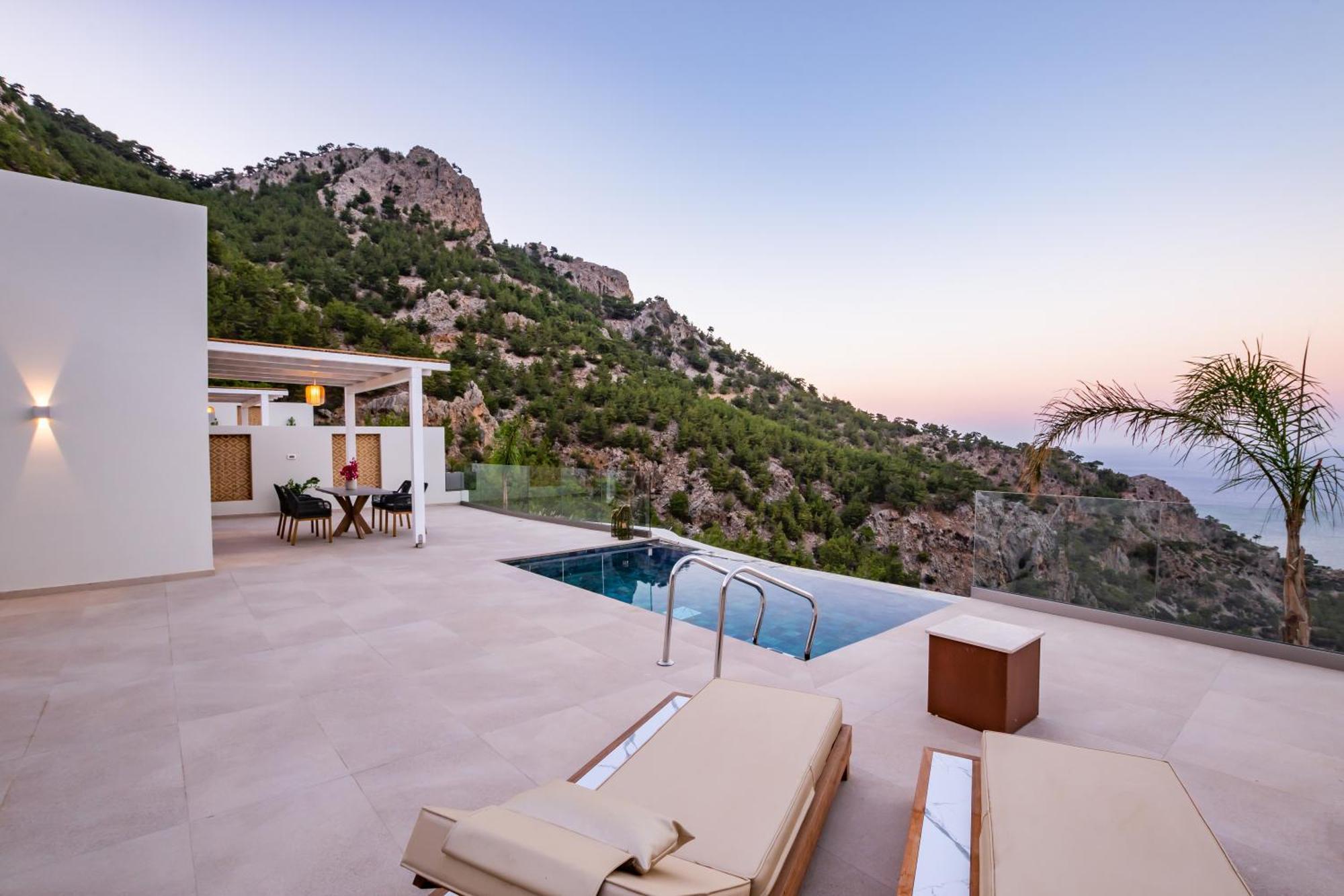 Mertelia Luxury Villas Kyra Panagia 外观 照片