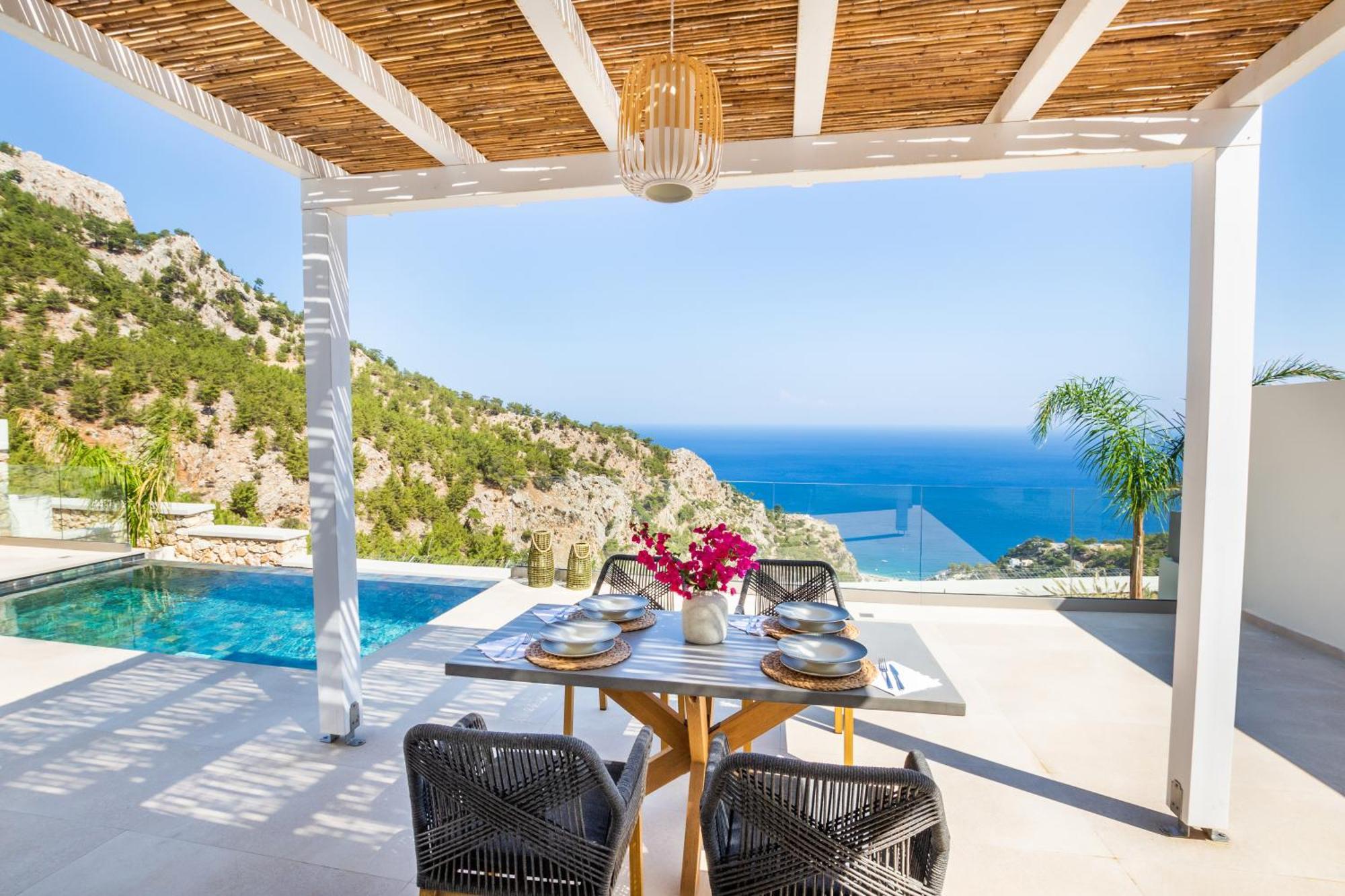 Mertelia Luxury Villas Kyra Panagia 外观 照片