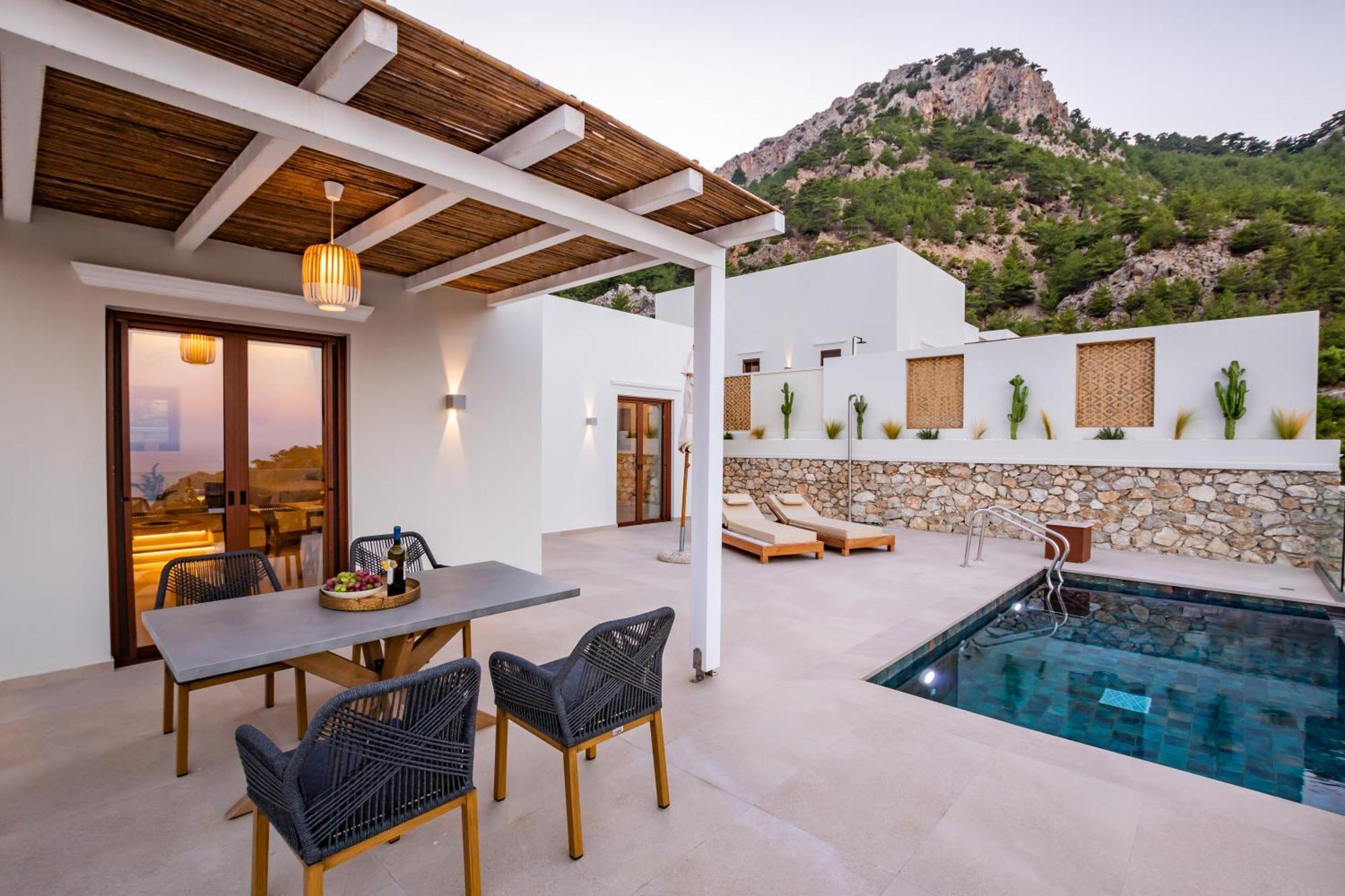 Mertelia Luxury Villas Kyra Panagia 外观 照片